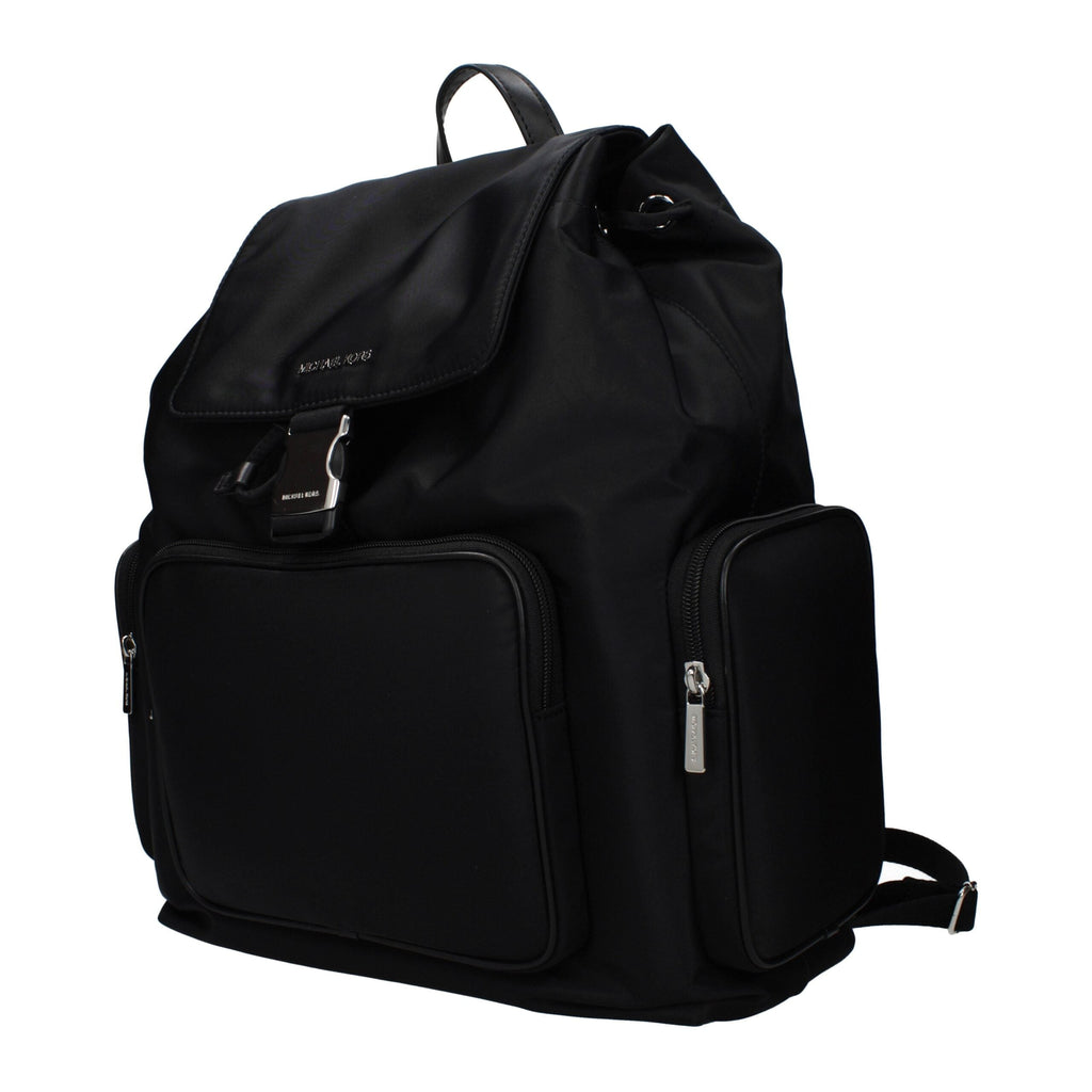Black Fabric Backpack