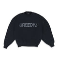 Black 'Greedy ?' Crewneck