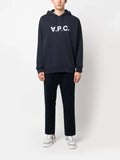 A.P.C. Milo logo-print organic-cotton hoodie