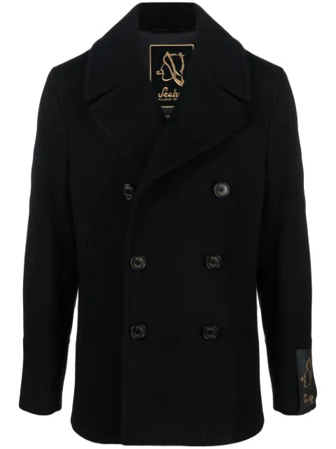 Sealup double-breast wool-blend jacket