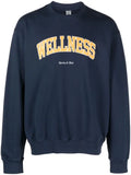 Sporty & Rich text-print cotton sweatshirt
