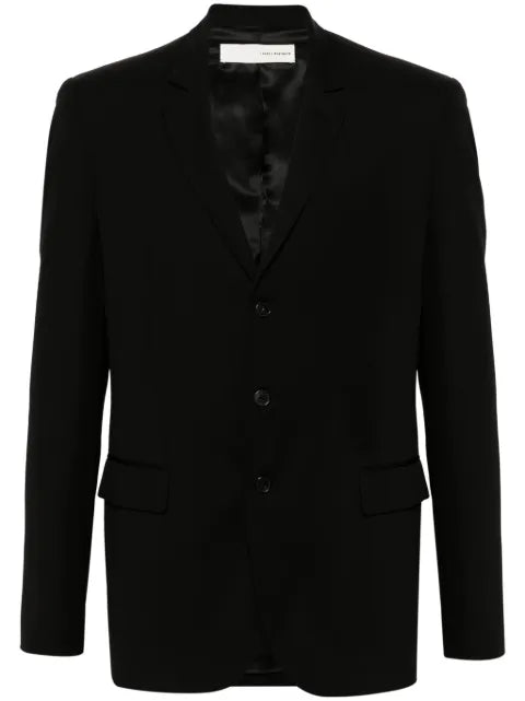 Isabel Benenato single-breasted wool blazer