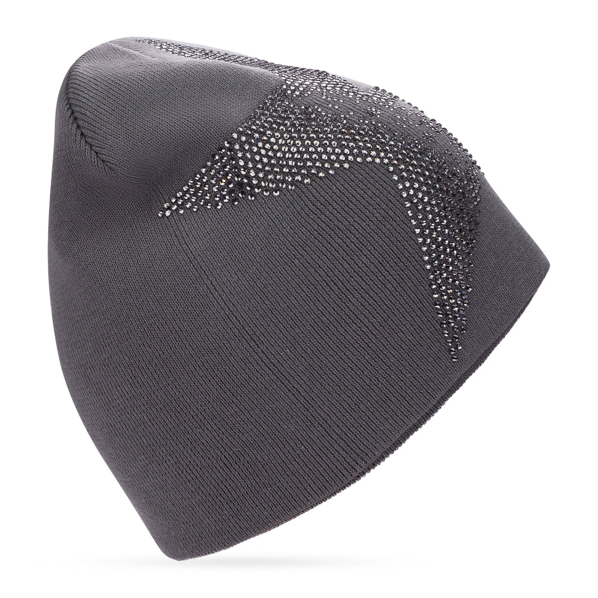 Slate Big 5 Star Rhinestone Skully