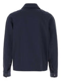 FENDI logo-appliqué zip-up jacket