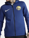 Nike NBA GS Warriors logo-print hoodie