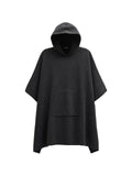 James Perse hooded wool poncho