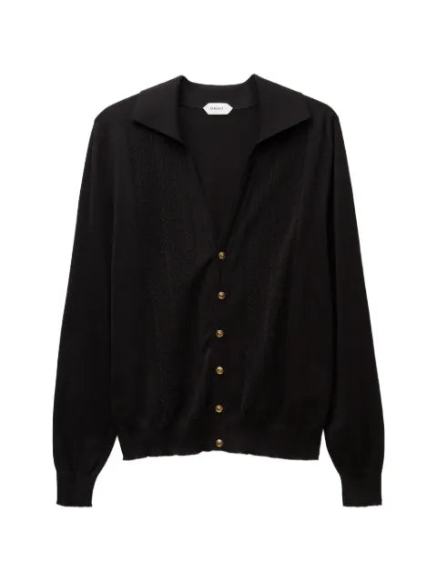 Versace Greca-pattern knit cardigan