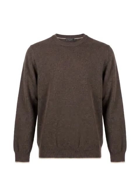 Peserico ribbed-trim sweater