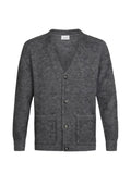 Profuomo button-up knitted cardigan