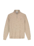 OLAF ribbed-knit quarter-zip sweater