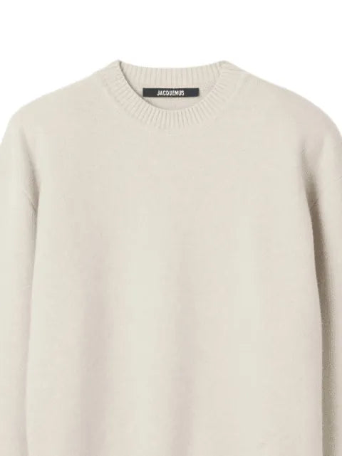 Jacquemus crew-neck ribbed-trim sweater