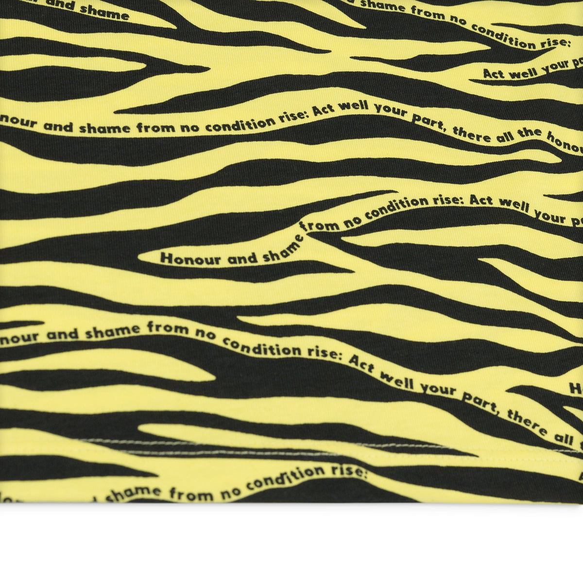 Yellow Zebra Print T-Shirt