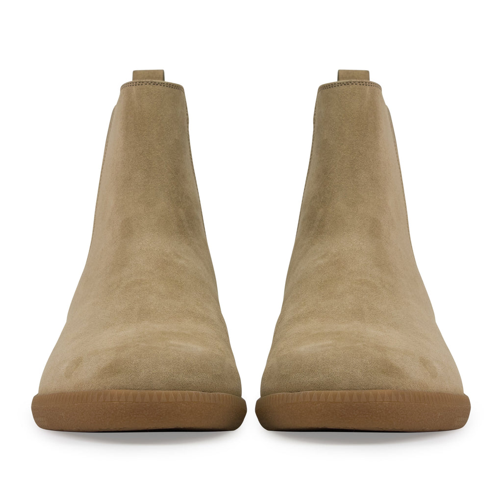 Seline / Tan Chelsea Suede Boots