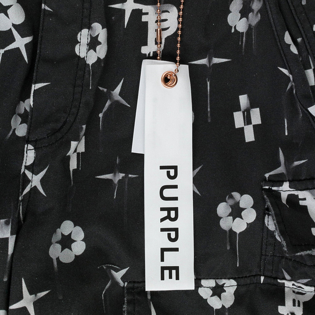 Black Double Pocket Cargo Pants