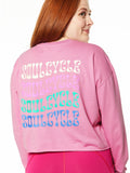 JULIA CROP LONG SLEEVE PINK