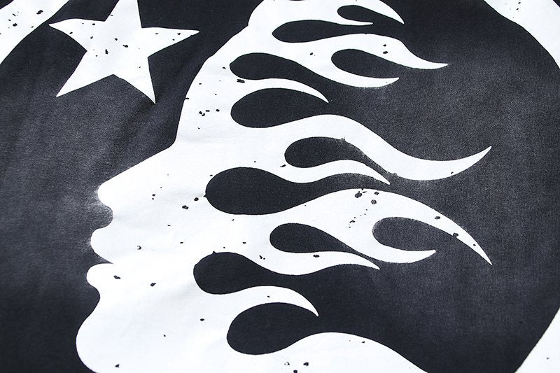 HELSTAR Distressed Graphic Short-Sleeve T-Shirt