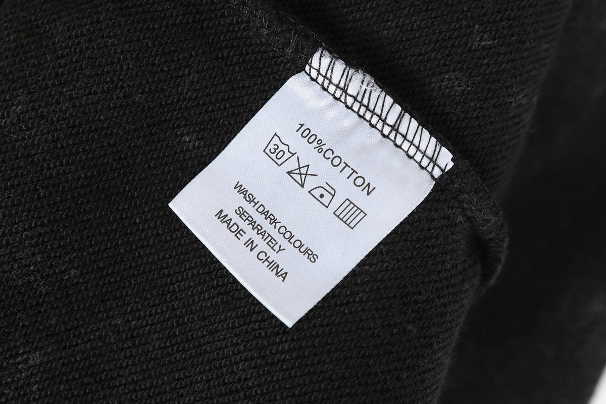 Godspeed Skull Graphic Acid Wash Hoodie