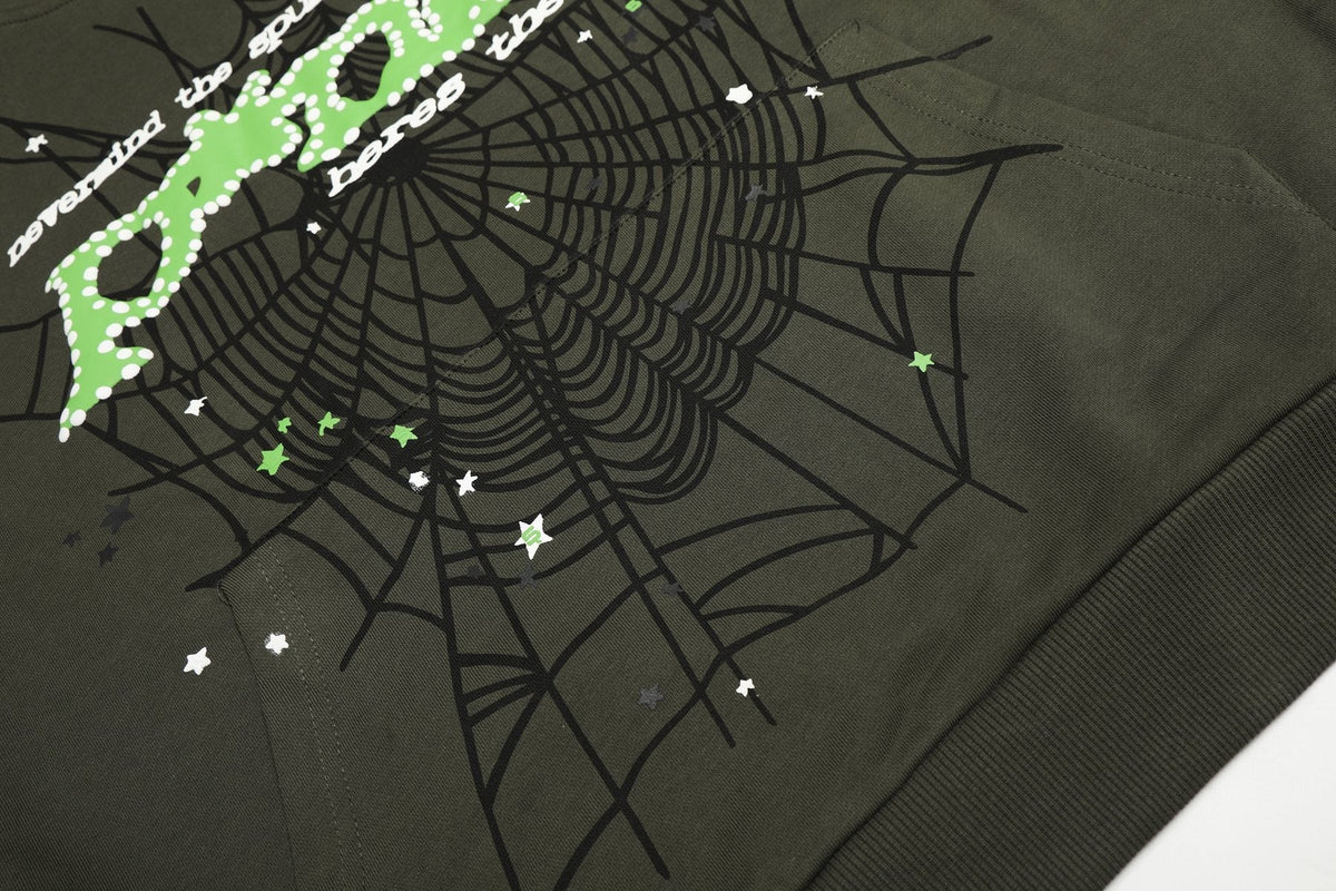 Sp5der Spiderweb Graphic Hoodie