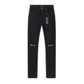 R+A Black Cross Graphic Jeans