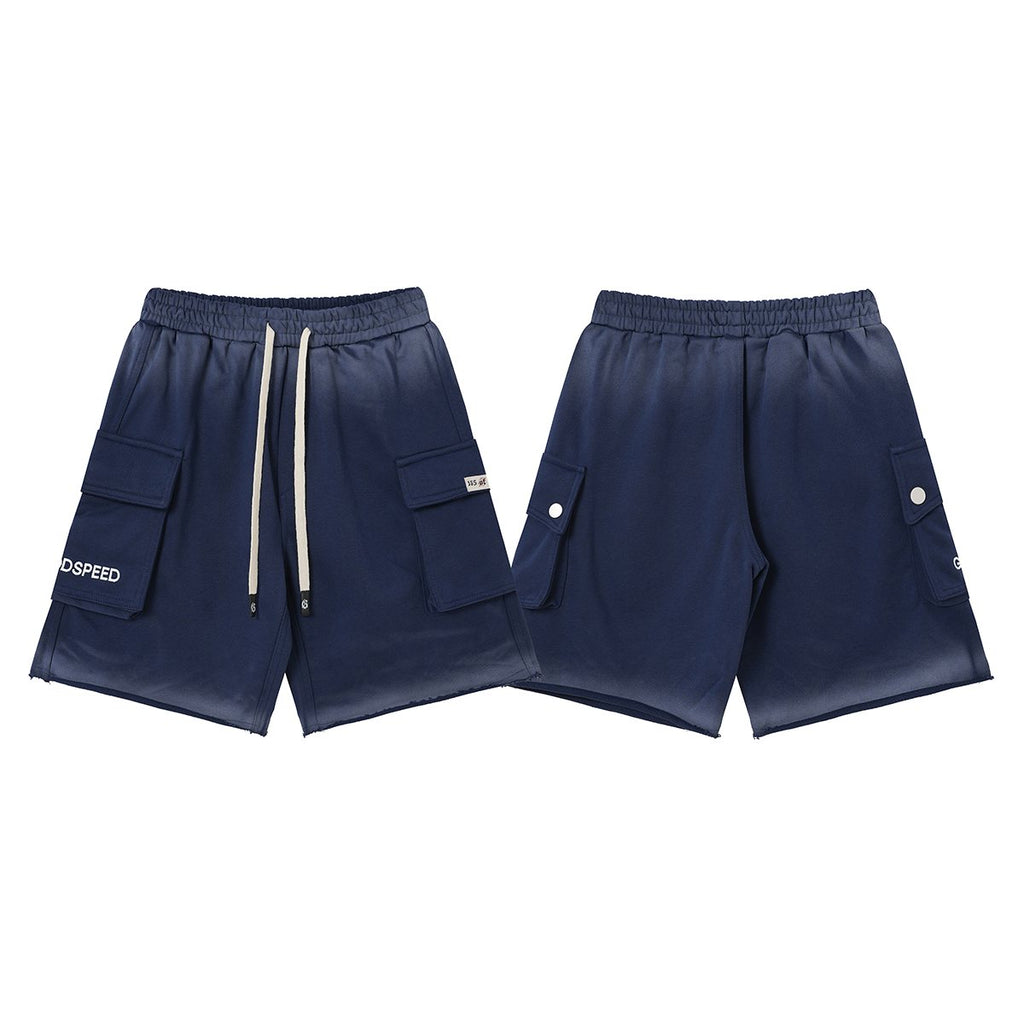Godspeed Embroidered Cargo Sweat Shorts