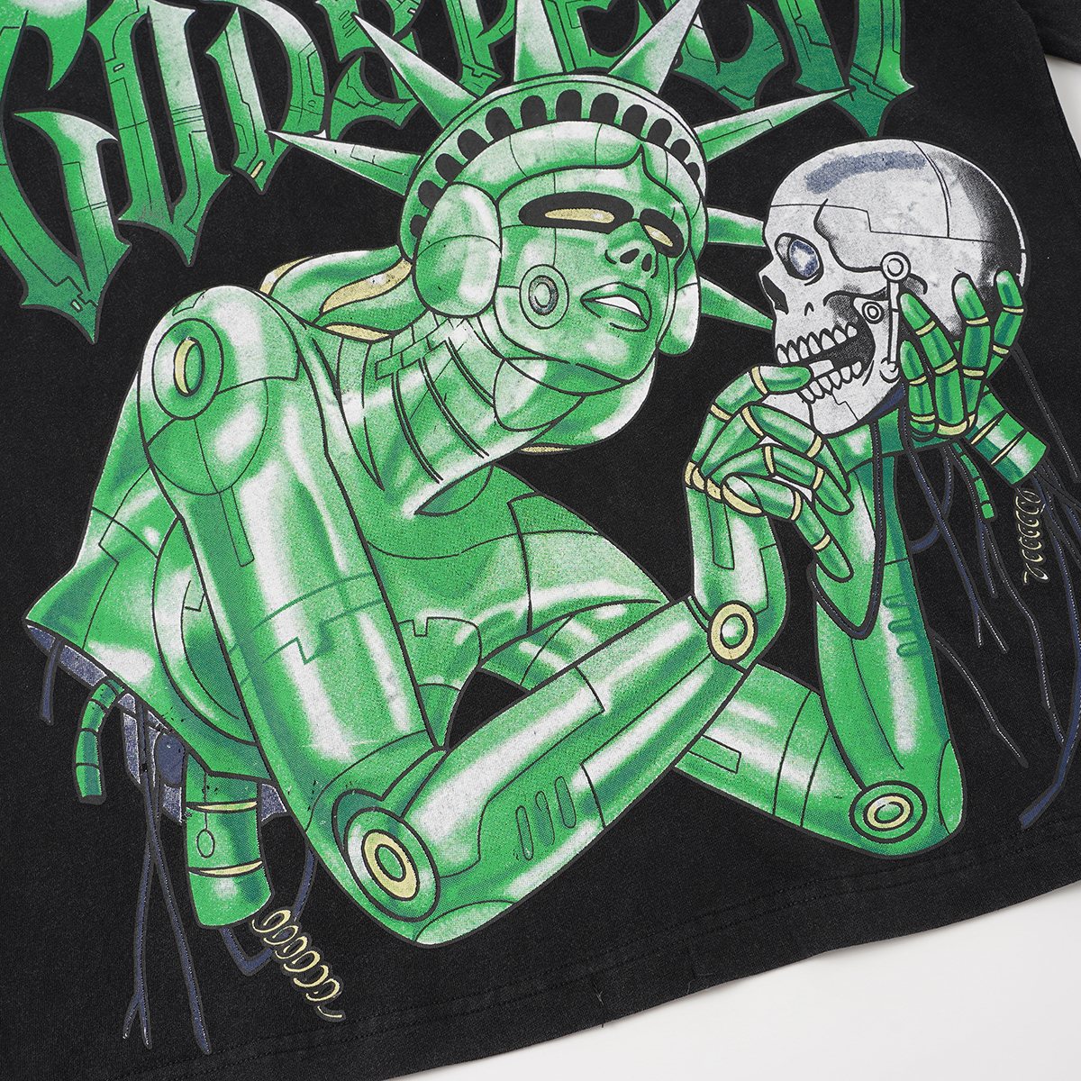 Godspeed Robot Skull Graphic T-Shirt