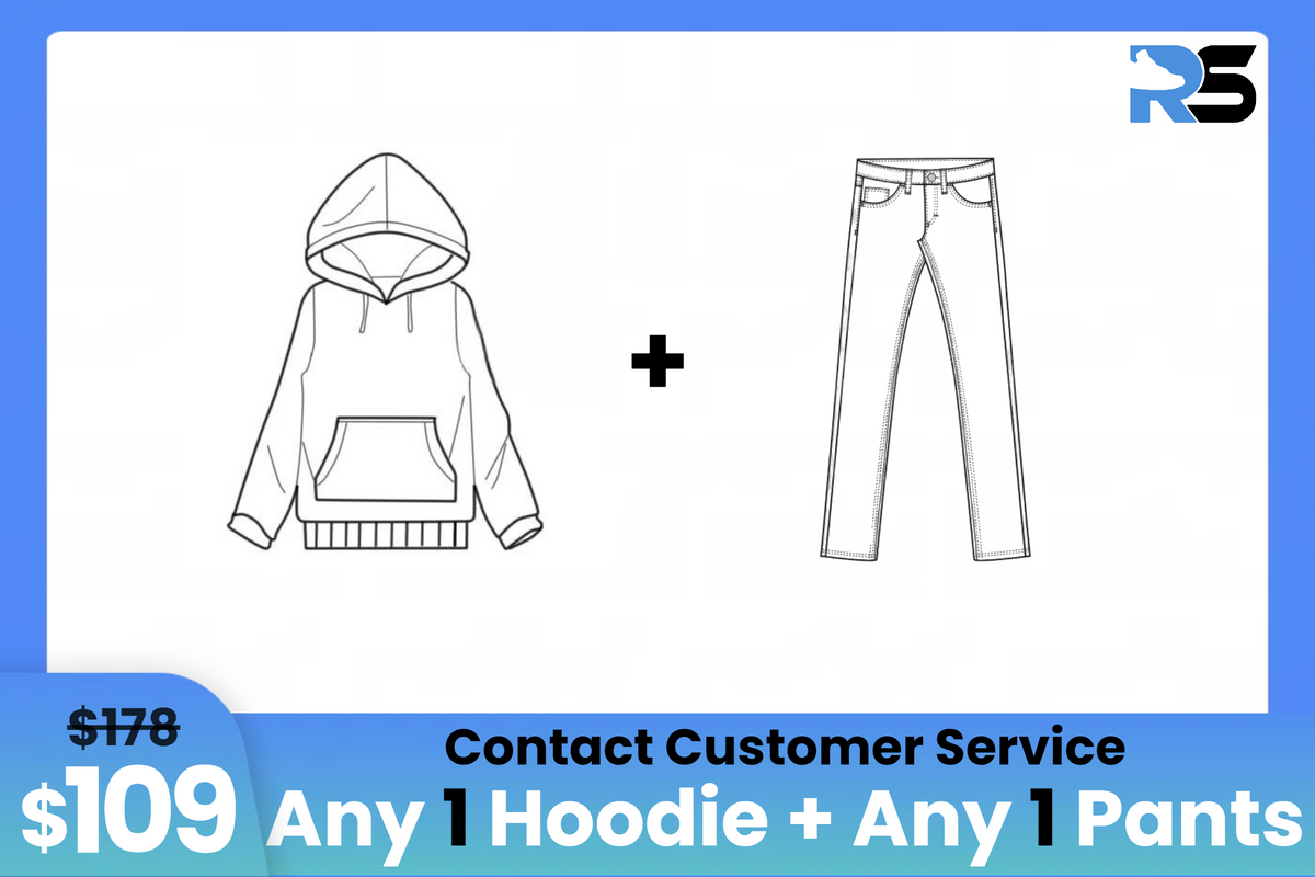 Combo: $109 Get 1 Hoodie and 1 Pants