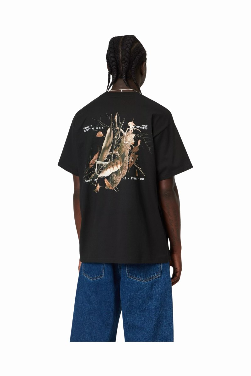 CARHARTT WIP FEATHER PROGRESS T-SHIRT Black