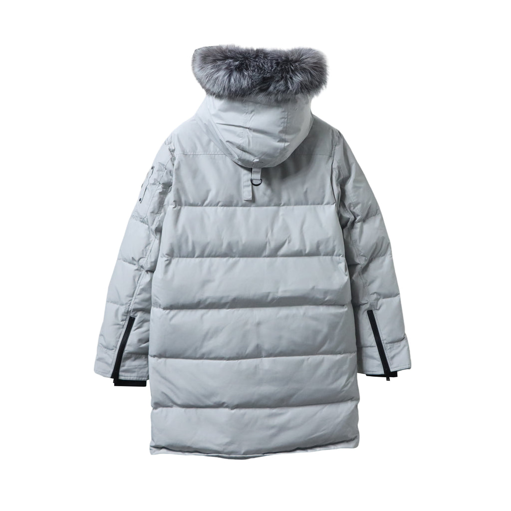 Moose Knuckles Onyx Shearling Big Ridge Parka Grey