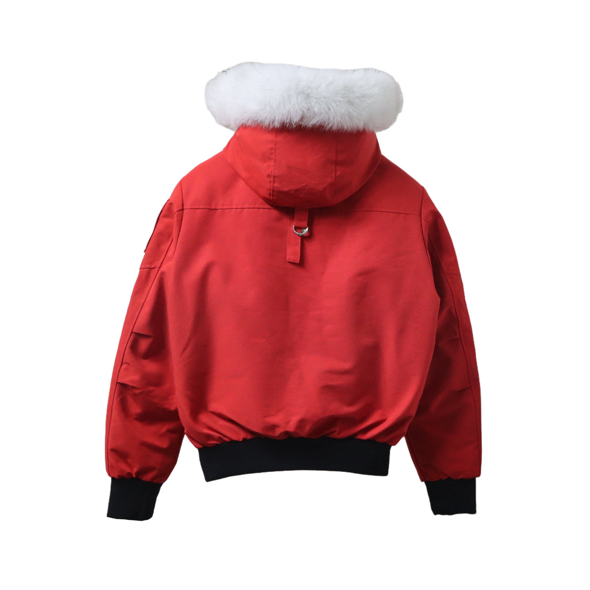 Moose Knuckles Original Ballistic Neoshear Bomber Jacket Red
